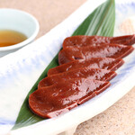 Liver sashimi (limited quantity)
