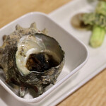 波へい - サザエのつぼ焼きと夏野菜の天ぷら
