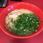 長浜ラーメン 博多屋 - ネギラーメン