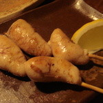 炭焼 もくもく - 地鶏白子