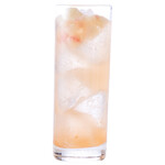 [Non-alcoholic] White peach soda made from white peach juice from Yamanashi Prefecture