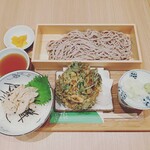 麺ダイニング 凜や - 桜海老、湯葉丼セット1,210円(税込)