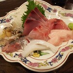 金町製麺 - 刺身盛