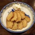 金町製麺 - いぶりがっことクリームチーズ　400円