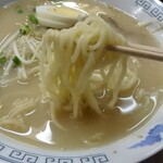 丸十ラーメン - 細麺
