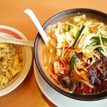 幸楽苑 - 「絶品半チャーハン」はよく行く「幸楽苑イオン仙台店」ではお休みしていたので久しぶりにお目にかかりました！