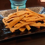 麺と餃子の工房 麺屋食堂 - 追加のメンマ   結構な量でした