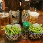 やきとり串政 - エア乾杯