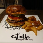 folk burgers&beers - エッグバーガー1220円
