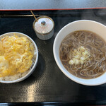 森田屋 - カツ丼セット　温そば　　1,000円税込