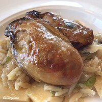 DADA - 牡蠣のPoêlé,蕗の薹香るRisoni