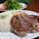 シュハスカリア キボン - 平日ランチ・牛ランプステーキのPRATO FEITO（ブラジル式定食）