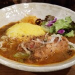 SPICY CURRY 魯珈 - ぽん酢で柔らか宮崎県産手羽元のカレー~蓮ren-~
