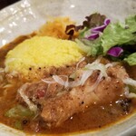 SPICY CURRY 魯珈 - ぽん酢で柔らか宮崎県産手羽元のカレー~蓮ren-~