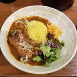 SPICY CURRY 魯珈 - ぽん酢で柔らか宮崎県産手羽元のカレー~蓮ren-~