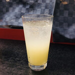 千寿庵 - 柚子酒ソーダ割り