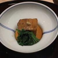銀座うち山 - まずは妻有産豚の角煮