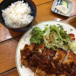 Imajin - BIGチキンカツ(定食)、ズジャジャーン