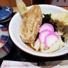 恵比寿おのはん - ぶっかけうどん、れんこん天、アナゴ天