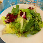 ギリシャ料理 taverna ミリュウ - グリーンサラダは普通。