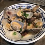 鉄板居酒屋 へらちょんぺ - あさりの酒蒸し♡