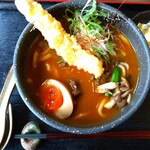 鬼はそと福はうち - 牛ほほスパイシーカレーうどん。