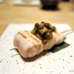 瀧口 - 大山のささみ、有馬山椒と夏野菜のせ♪