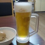 みなの水餃子 - 生ビール 茶葉蛋