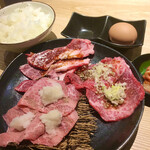 万両 本町御堂筋店 - 焼きしゃぶセットランチ