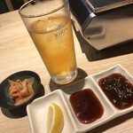 Manryou - コーン茶とキムチとタレたち
