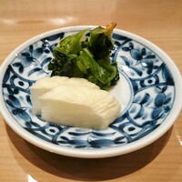 新宿割烹 中嶋 - お新香(刺身定食)