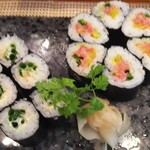 玄海鮨 - ネギ巻  と  夜桜巻