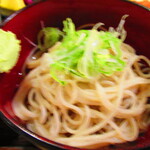 Kisui - とんかつ定食＋冷蕎麦　８５０円（税込）の冷蕎麦【２０２０年５月】