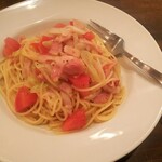 ラセラ - ランチ パスタ  前食べたたらこクリームの方が美味しかったです。麺美味しいです。