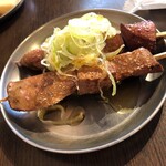 四文屋 - 塩レバー串