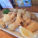 くつろぎ亭ひこべえ  - ボリュームたっぷりのゲソ天