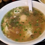 塩そば専門店 桑ばら - ハモと梅肉のつけそば