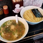 塩そば専門店 桑ばら - ハモと梅肉のつけそば