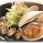 Daiginjo steamed shellfish