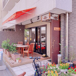 ビストロ バッカス - 看板に豚の鼻が