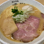 鶏白湯麺 田ぶし - 鶏白湯ラーメン750円 大盛100円