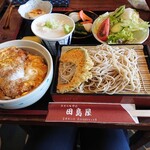 お食事処 田島屋 - 【2020.5.29(金)】かつ丼もりそばセット830円