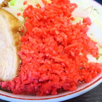 ラーメン二郎 - 紅生姜