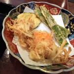 オテントサン - 野菜の天ぷら各種
