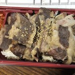 Anraku tei - 焼肉カルビ弁当(ご飯大盛・肉1.5倍) 1140円税別