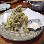 お食事処 青木 - こしあぶらの天婦羅