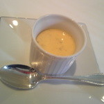 ラシェリール - デザート前のプティデザート、ブリュレと珈琲クリーム