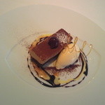 ラシェリール - デザート：ガトーショコラとマスカラポーネアイスクリーム