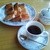えるぴす - 料理写真:クロックムッシュとコーヒー