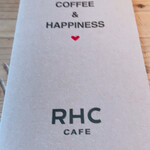 RHC CAFE - メニュー